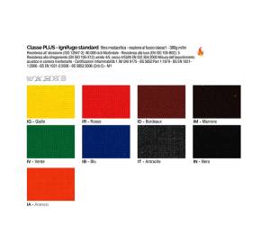 Seduta operativa Nereide NDAE con braccioli fissi arancio - 23700 - 1