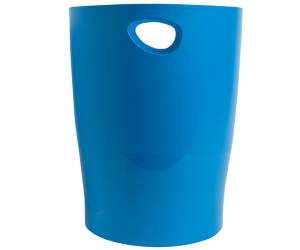 Cestino gettacarte Ecobin Bee Blue 15 lt turchese - 28717 - 1
