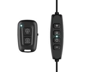 Kit di anelli luminosi Maku per vlog nero - 28969 - 3