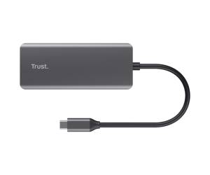 Adattatore multiporta Dalyx USB C 6 in 1 alluminio argento - 28996 - 2