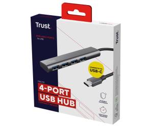 Hub Halyx 4 porte da USB C a USB A 3,2 Gen1 alluminio grigio - 28995 - 2