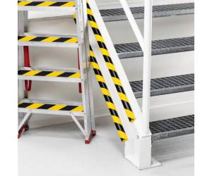 Profilo paracolpi E8R per spigoli giallo nero - 29040 - 1