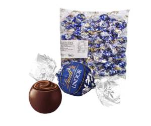 Busta Lindor cioccolato fondente 1 kg Lindt - 4304