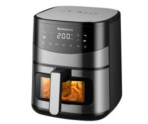 Friggitrice ad aria Arianna doppia resistenza 39 x 33,5 x 39,5 cm 6,5 lt nero - 3709