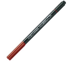 Pennarello Aqua Brush Duo punte 2,4 mm rosso Venezia - 4270