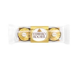 Praline Rocher gusto cioccolato nocciola pacco 3 pezzi Ferrero - 4291