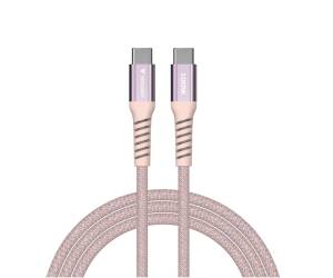 Cavo USB C to USB C 100W rosa 120cm - 30051 - 1