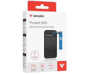 SSD Portatile Pocket USB 3,2 GEN 2,1TB nero blu - 30056 - 2