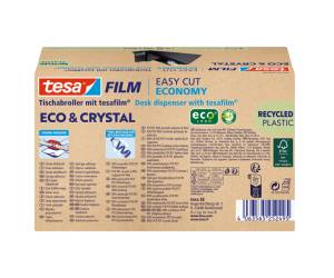 Dispenser da tavolo Eco Crystal per nastri da 33 mt rotolo 19 mm x 10 mt - 9524 - 2