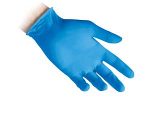 Guanti in nitrile N80 ultrasottili taglia M azzurro - 19472 - 1