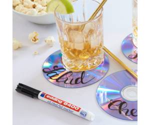 Marcatore permanente per CD DVD 8400 punta tonda 1 mm nero - 4424 - 2