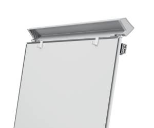 Lavagna portablocco Classic su treppiede 100 x 67,5 cm bianco - 4009 - 4