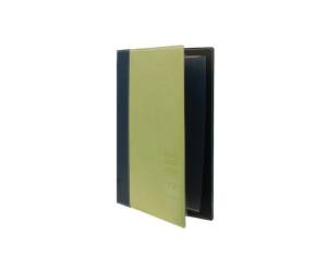 PortaMenu Trendy 1 inserto doppio incluso A5,18 x 25 cm verde - 13593 - 1