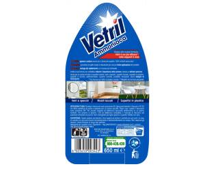 Vetril vetri e multiuso con ammoniaca trigger da 650 ml - 8303 - 1