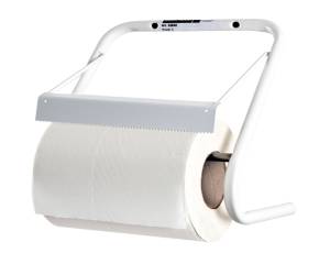 Porta bobina asciugatutto da muro metallo bianco - 17279 - 2