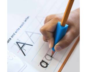 Impugnatura per matite triangolare gomma colori assortiti - 25609 - 1