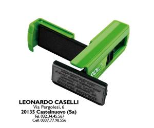 Timbro Pocket Stamp Plus 30,18 x 47 mm 5 righe autoinchiostrante verde - 12710 - 1