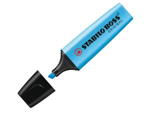 Evidenziatore Boss Original punta a scalpello tratto 2,5 mm colori assortiti busta 8 pezzi - 11585 - 8