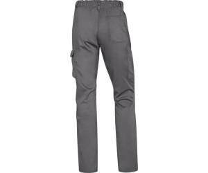 Pantalone da lavoro Panostrpa sargia poliestere cotone elastan taglia L grigio nero - 21835 - 1