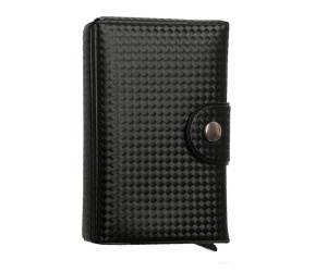 Portacard Wally Carbon 6x9,5 cm nero - 3566 - 1