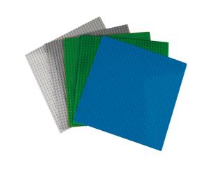 Base costruzioni Micro in ABS 25 x 25 cm colori assortiti - 9045 - 1