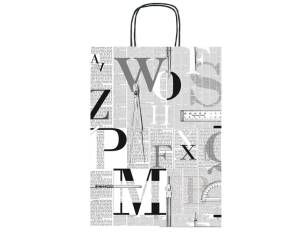 Shoppers con manici 16 x 21 x 8 cm fantasie assortite - 15389 - 8