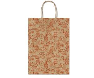 Shoppers con manici 16 x 21 x 8 cm fantasie assortite - 15389 - 9