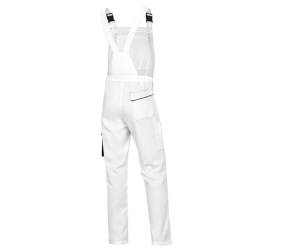 Salopette da lavoro Panostyle M6SAL taglia L PE cotone bianco grigio - 9209 - 1