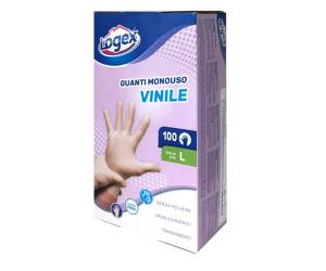 Guanti monouso in vinile non talcato taglia M L - 2122 - 1