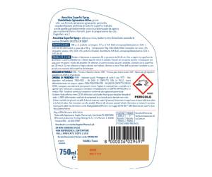 Superifici Spray Multiuso battericida e virucida 750 ml - 14374 - 2