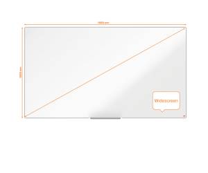 Lavagna bianca magnetica Impression Pro Widescreen 106 x 188 cm - 85,23298 - 4