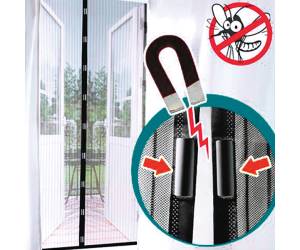 Zanzariera a calamita 230 x 120 cm bianco - 2134 - 2