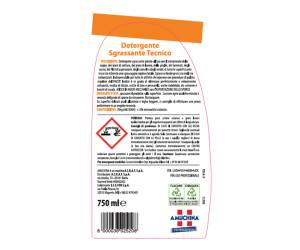 Detergente sgrassante tecnico 750 ml - 23341 - 1