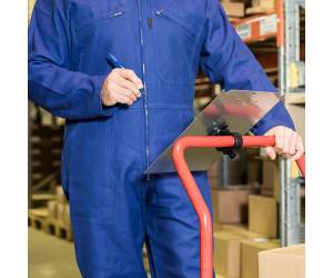 Portablocco con attacco carrelli A4 alluminio - 22175 - 4