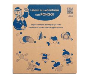 Pasta Pongo panetto 350 gr colori assortiti - 26461 - 3