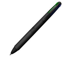 Astuccio penne a sfera All Black punta 1 mm 4 colori - 22385 - 1