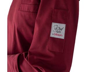 Giacca cuoco Raul da uomo manica lunga taglia M bordeaux - 28409 - 1
