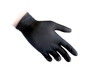 Guanti in nitrile N81 taglia S nero - 27900 - 1