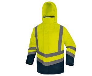 Parka 5 in 1 Optimum 3 alta visibilita taglia L giallo fluo - 28400 - 3