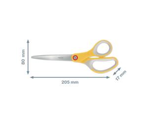 Forbici Cosy 205 mm acciaio giallo - 28732 - 1