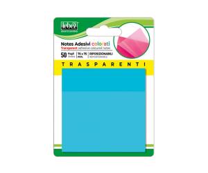 Blocchetto notes adesivo 75 x 75 mm colori traslucidi assortiti Box 72 blocchetti - 28740 - 4