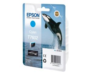 Cartuccia Epson C13T76024010 Inkjet ciano T7602,25,9 ml Originale - 7566 - 1