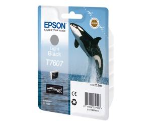 Cartuccia Epson C13T76074010 Inkjet nero chiaro T7607,25,9 ml Originale - 7571 - 1