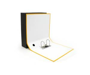 Registratore Starbox sfuso dorso 8 cm protocollo 23 x 33 cm giallo - 676 - 1