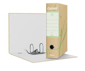 Registratore Oxford Green G85 dorso 8 cm protocollo 23 x 33 cm avana - 8109 - 1