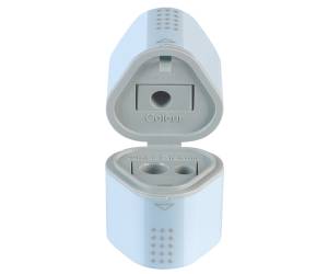 Temperamatite Grip 2001 con contenitore 3 fori sky blue con doppio serbatoio - 7481 - 1