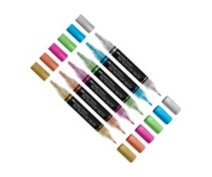 Marcatori Shake e Paint colori assoriti metallic confezione 6 pz - 1373 - 2