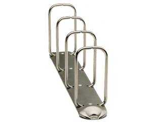 Raccoglitore Stelvio 22 x 30 cm 4 anelli a Q 65 mm dorso 9 cm blu - 4373 - 1