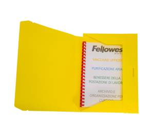 Cartella progetto con elastico 24 x 35 cm dorso 3 cm giallo - 5214 - 2