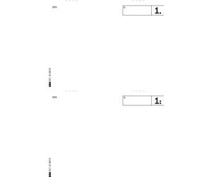 Blocco comande a 2 tagliandi 25,25 fogli autoautoricalcanti 17 x 9,9 cm - 3807 - 1